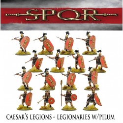 CAESAR'S Roman Legionaries Pilum (16) 28mm Ancients SPQR WARLORD HAIL CAESAR