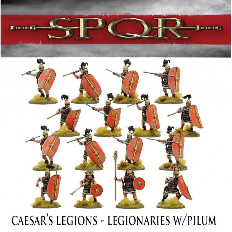 CAESAR'S Roman Legionaries Pilum (16) 28mm Ancients SPQR WARLORD