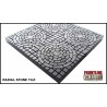 LARGE STONE - RADIAL STONE 2"x2" DOUBLE-SIDE DUNGEON TILES