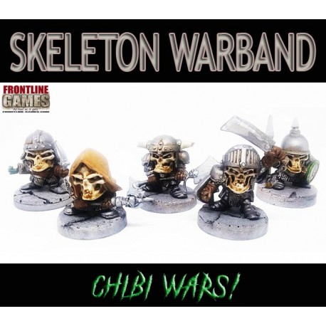 Skeleton Warband - CHIBI WARS! - FRONTLINE GAMES