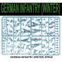 German Infantry (Winter) Sprue 28mm WWII WARLORD GAMES