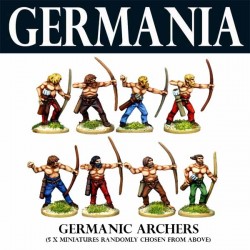 Germanic Archers (5) 28mm Ancients Germania FOUNDRY