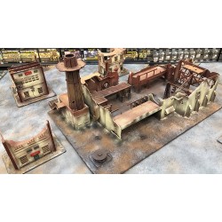 STALINGRAD TANK FACTORY SET! 28mm WWII Terrain TTCOMBAT