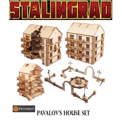 STALINGRAD PAVLOV'S HOUSE SET! 28mm WWII Terrain TTCOMBAT