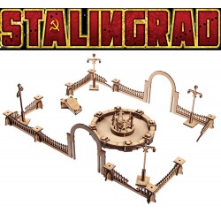 STALINGRAD PAVLOV'S HOUSE SET! 28mm WWII Terrain TTCOMBAT