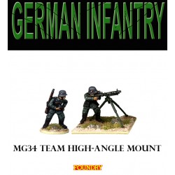 German MG34 on standing Tripod 28mm WWII WARGAMES FOUNDRY