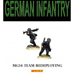 German MG34 Team On the move 28mm WWII WARGAMES FOUNDRY