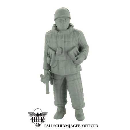 German Fallschirmjager Officer 28mm WWII HEER46