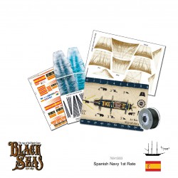 BLACK SEAS Spanish Navy 1st Rate WARLORD GAMES