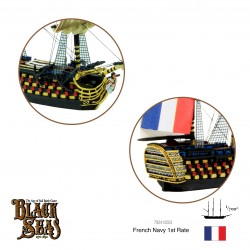 BLACK SEAS French Navy 1st Rate WARLORD GAMES