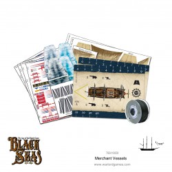 BLACK SEAS Merchant Vessels WARLORD GAMES