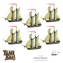 BLACK SEAS Schooners squadron  WARLORD GAMES