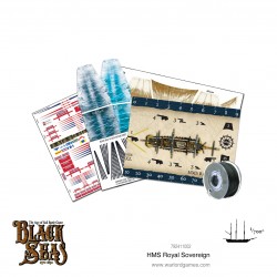 BLACK SEAS HMS Royal Sovereign WARLORD GAMES