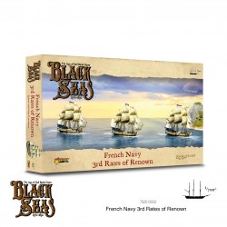 BLACK SEAS French Navy 3rd Rates of Renown Set  WARLORD GAMES