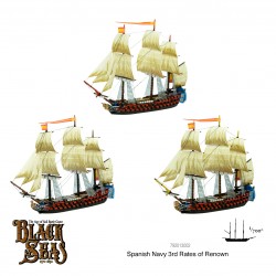 BLACK SEAS Spanish Navy 3rd Rates of Renown Set WARLORD GAMES