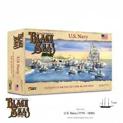 BLACK SEAS U.S. Navy Fleet (1770 - 1830) Set WARLORD GAMES