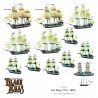 BLACK SEAS U.S. Navy Fleet (1770 - 1830) Set WARLORD GAMES