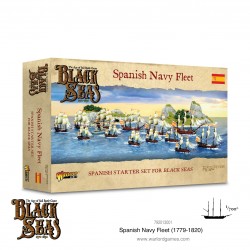 BLACK SEAS Spanish Navy Fleet (1770 - 1830) Set WARLORD GAMES