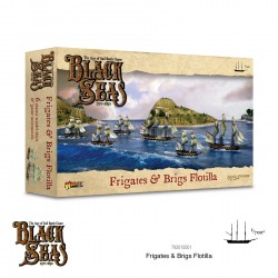 BLACK SEAS Frigates & Brigs Flotilla (1770 - 1830) Set  WARLORD GAMES