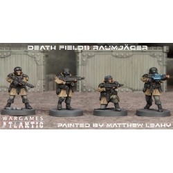 Raumjager Infantry Sprue (4) 28mm SciFi WARGAMES ATLANTIC