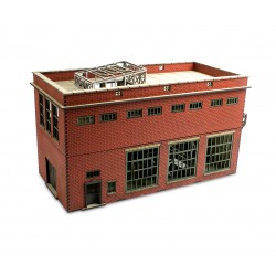 Dyer Logistics (Factory Building) 28mm Prepainted Terrain WWII BLACK SITE STUDIOS