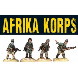 German Afrika Korps Officers - N.C.O.s 28mm WWII ARTIZAN DESIGN