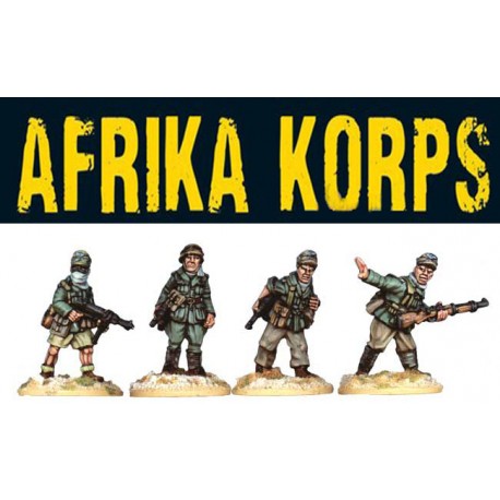 German Afrika Korps Officers - N.C.O.s 28mm WWII ARTIZAN DESIGN