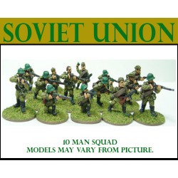 Soviet Russian Infantry Squad (10) 28mm WWII BATTLE HONORS