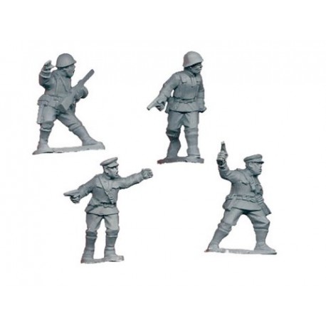 Russian Soviet Infantry Command 28mm WWII CRUSADER MINIATURES