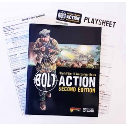 Bolt Action 2nd Ed. Rule Book (Soft-back) - Bonus - Band of Brother booklet  WARLORD GAMES