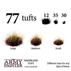 Wasteland Tufts Basing material Flock ARMY PAINTER