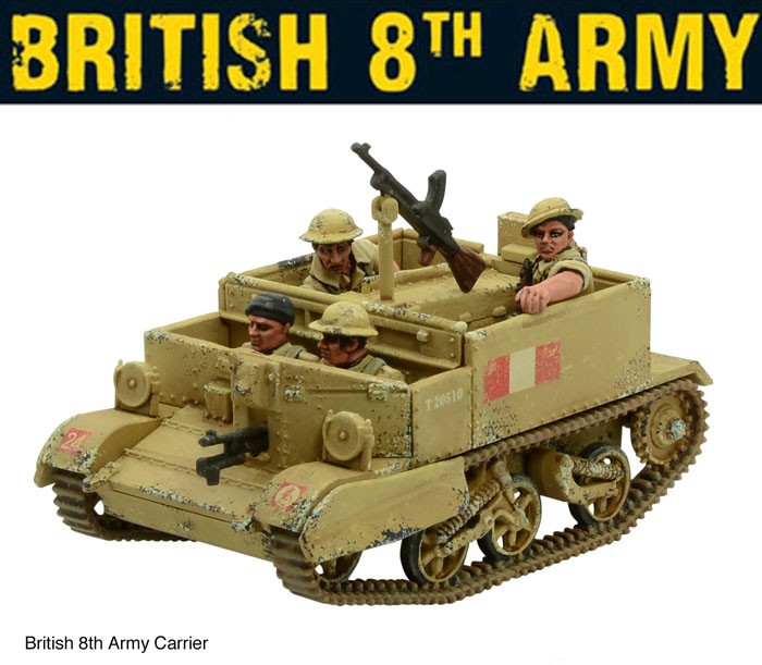 Bolt Action 402011008 Universal Carrier WWII Armored Transport Warlord British 