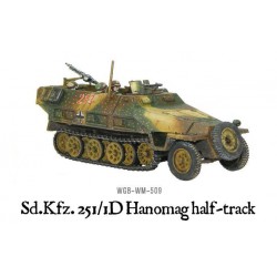 German SdKfz 251/1 D "Hanomag" Halftrack WWII 28mm 1/56th (no box) WARLORD GAMES