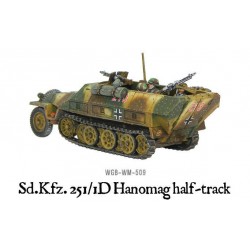 German SdKfz 251/1 D "Hanomag" Halftrack WWII 28mm 1/56th (Bagged) WARLORD GAMES