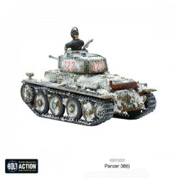 German PzKpfw 38(t) Light tank WWII 28mm 1/56th (Bagged) WARLORD GAMES