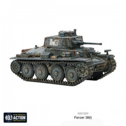 German PzKpfw 38(t) Light tank WWII 28mm 1/56th (Bagged) WARLORD GAMES
