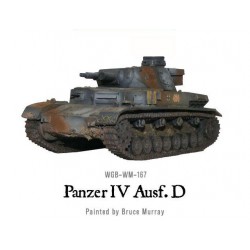 German PzKpfw IV D Medium Tank Resin WWII 28mm 1/56th (no box) WARLORD