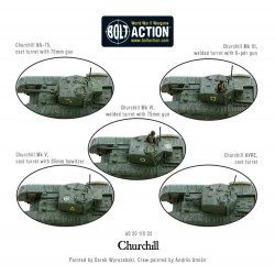 Britich Churchill Heavy Tank WWII 28mm 1/56th WARLORD GAMES