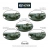 Britich Churchill Heavy Tank WWII 28mm 1/56th WARLORD GAMES