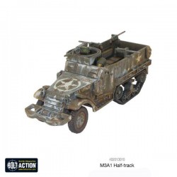 U.S. M3A1 Half-track WWII 28mm 1/56th (no box) WARLORD GAMES