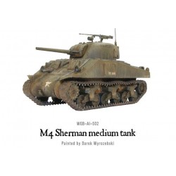 U.S. M4 Sherman medium tank 1:56th/28mm WWII (no box) WARLORD GAMES