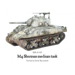 U.S. M4 Sherman medium tank 1:56th/28mm WWII (no box) WARLORD GAMES