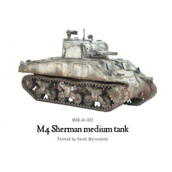 U.S. M4 Sherman medium tank 1:56th/28mm WWII (no box) WARLORD GAMES