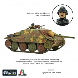 German HETZER Tank Destroyer WWII 28mm 1/56th WARLORD GAMES