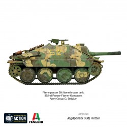 German HETZER Tank Destroyer WWII 28mm 1/56th WARLORD GAMES