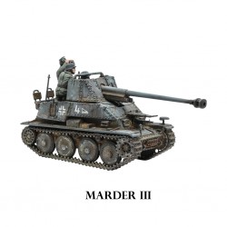 German Marder III Tank Destroyer WWII 28mm 1/56th (no box) WARLORD GAMES
