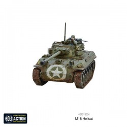 U.S. M18 "Hellcat" Tank Destroyer +BONUS! WWII 28mm 1/56th (no box) WARLORD GAMES
