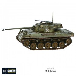 U.S. M18 "Hellcat" Tank Destroyer +BONUS! WWII 28mm 1/56th (no box) WARLORD GAMES