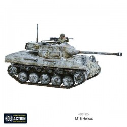 U.S. M18 "Hellcat" Tank Destroyer +BONUS! WWII 28mm 1/56th (no box) WARLORD GAMES