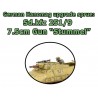 German 251/9 7.5cm gun "Stummel" Upgrade Sprue 28mm WWII WARLORD GAMES